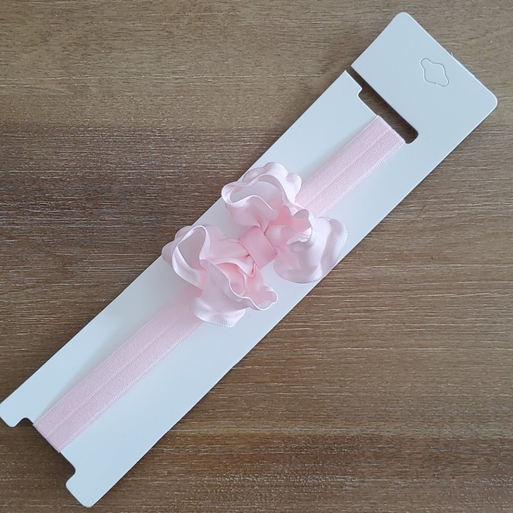 NWT Ruffle Bow Headband